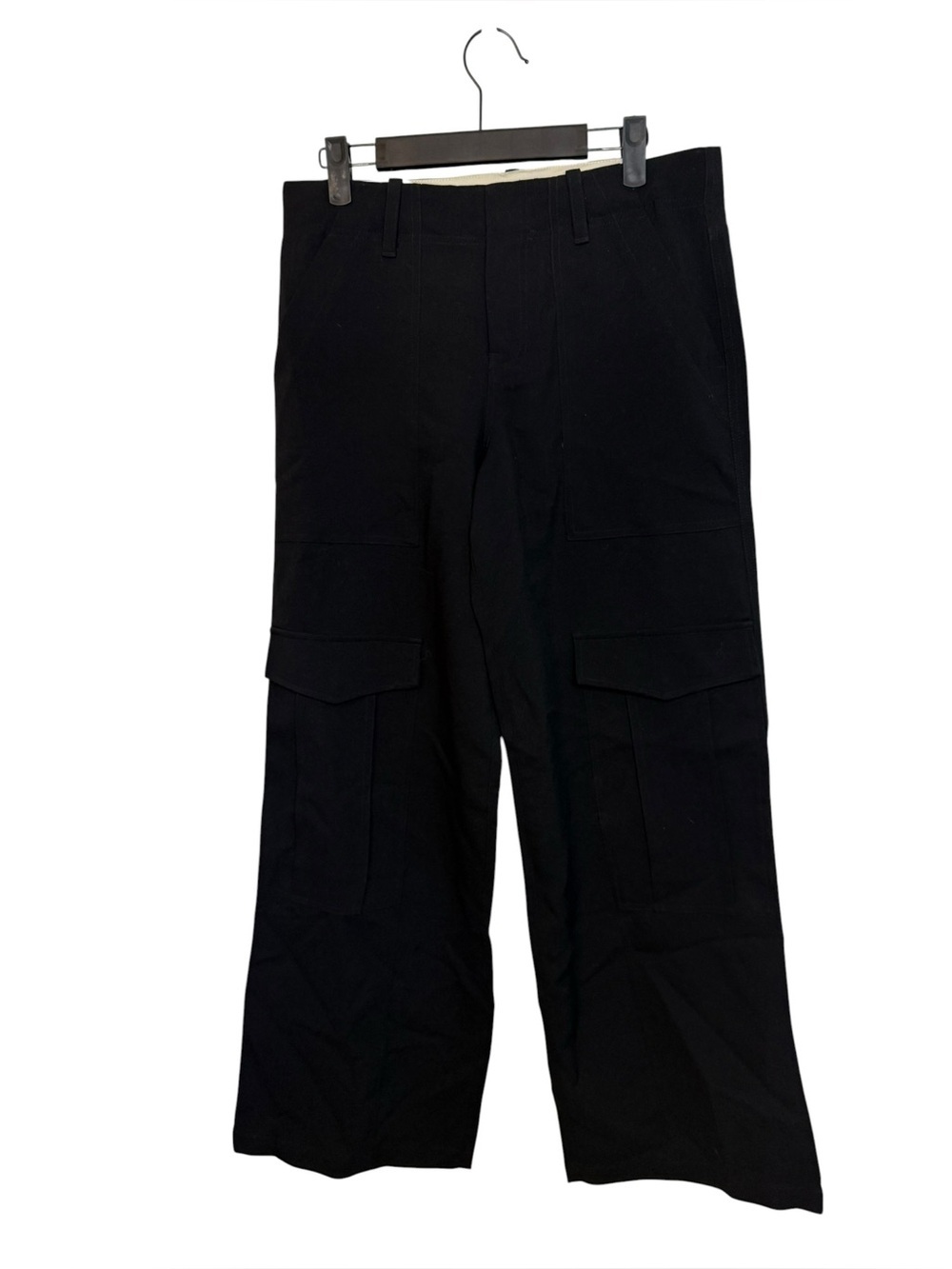 Sanctuary Modern High Rise Black Wide Leg Cargo Pants